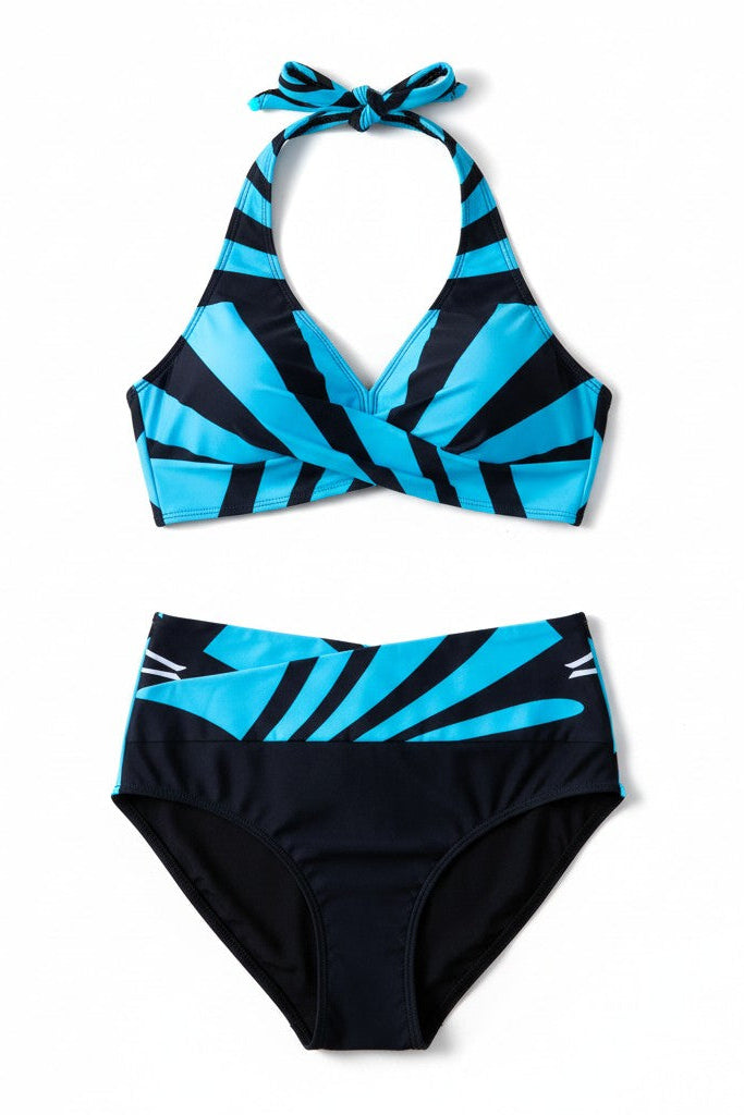 KYANA - Striped Bikini Set